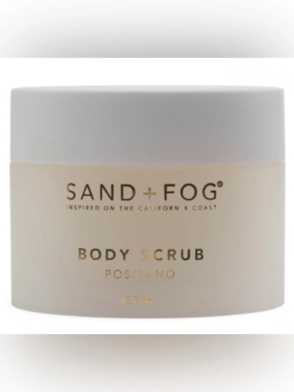 SAND+FOG Positano White Body Scrub & Lotion Set - Nourishing Skincare Duo